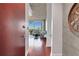 Stylish condominium entry with hardwood floors and views of the bright living space at 3300 Windy Ridge Se Pkwy # 1603, Atlanta, GA 30339