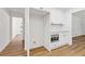 Kitchenette featuring white cabinets and stainless appliances at 4045 White Oak Sw Ln, Lilburn, GA 30047