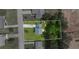 An aerial view of the property, showcasing its well-defined boundaries and surrounding landscape at 70 Fairclift Dr, Covington, GA 30016