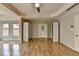 Bedroom featuring recessed lights, hardwood floors, storage, and plenty of natural light at 340 Kincardine Way, Alpharetta, GA 30022