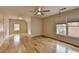Bedroom with hardwood floors, lots of closet space, and natural lighting at 340 Kincardine Way, Alpharetta, GA 30022