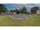 View of the backyard featuring a pool, a basketball hoop, and seating at 102 Peaceful Vw, Acworth, GA 30102