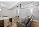 Home theater space with plush reclining furniture, projector and a large accent rug at 111 Jeffrey Pl, Smyrna, GA 30082