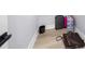 Corner closet with suitcases and storage at 2400 Worth Ave, Loganville, GA 30052