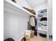 Walk-in closet with shelving and hanging storage at 2400 Worth Ave, Loganville, GA 30052
