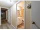 Cozy bathroom with a vanity, showcasing the room's functional design and neutral color scheme at 2986 Parc Lorraine, Lithonia, GA 30038