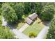 Aerial view of home with pristine landscaping at 2101 Breconridge Sw Dr, Marietta, GA 30064