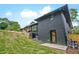 Modern home exterior with dark brick, backyard access and new landscaping with a walk out basement at 2648 Varner Ne Dr, Atlanta, GA 30345