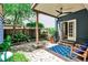 Charming backyard patio with lush landscaping and inviting outdoor seating area at 2639 Acorn Ne Ave, Atlanta, GA 30305