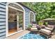 Relaxing balcony with comfortable seating, floral accents, and views of the interior at 2639 Acorn Ne Ave, Atlanta, GA 30305