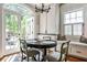 Charming breakfast nook with seating, views of the yard, and stylish décor at 2639 Acorn Ne Ave, Atlanta, GA 30305