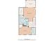 Floor plan of the third floor featuring the primary bedroom, sitting room, laundry, two bathrooms, a bedroom and halls at 5439 Alanis Se Pl # 17, Mableton, GA 30126