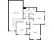 Floor plan showcasing the second floor of the house, which includes three bedrooms and three baths at 7251 Bluewater Ln, Douglasville, GA 30135