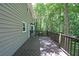 Beautiful deck overlooking a private backyard with mature trees, perfect for relaxing and entertaining at 295 Lakemont Dr, Roswell, GA 30075