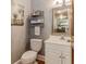 Well-lit powder room with modern fixtures and stylish decor at 529 Arnold Rd, Lawrenceville, GA 30044