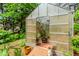 Exterior of a greenhouse surrounded by lush plants and greenery at 529 Arnold Rd, Lawrenceville, GA 30044
