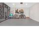 Spacious garage featuring epoxy flooring and organized storage solutions, ideal for fitness and tools at 687 Banton Nw Dr, Atlanta, GA 30318