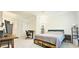 Bright bedroom featuring modern furniture, carpet floors, and large closet at 2700 Pine Tree Ne Rd # 3009, Atlanta, GA 30324