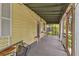 Inviting back porch with seating and charming details, perfect for outdoor relaxation at 204 Morris St, Palmetto, GA 30268