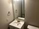 Bathroom with a single sink vanity at 6743 Timbers East Dr, Lithonia, GA 30058