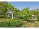 Quaint home featuring a screened front porch surrounded by lush greenery and a spacious lawn at 850 Fourth St, Stone Mountain, GA 30083