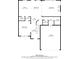 Detailed floor plan showcasing the layout of the main level, including kitchen and living room at 33 New Kent Ct, Villa Rica, GA 30180
