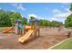 Fun playground features climbing structures, slides, and play equipment for to explore at 33 New Kent Ct, Villa Rica, GA 30180
