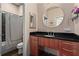Bathroom with dark countertop and vanity at 3820 Roswell Ne Rd # 1001, Atlanta, GA 30342