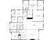 Upstairs floor plan showing the layout of bedrooms, bathrooms, and closets at 1349 Oak Road, Lilburn, GA 30047