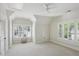Bright, airy bedroom with white walls, plantation shutters, and ample natural light, creating a serene and inviting space at 5981 Brundage Ln, Norcross, GA 30071