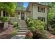 Charming two-story home entrance with steps leading to a front door at 1053 Crane Ne Rd, Atlanta, GA 30324