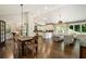 Open concept living space featuring a kitchen, dining and sitting area at 1053 Crane Ne Rd, Atlanta, GA 30324