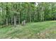 Spacious backyard with lush greenery, offering a serene natural setting and ample space for outdoor activities at 2864 Winder Hwy, Dacula, GA 30019