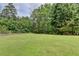 Expansive yard with lush green grass and mature trees, offering serene surroundings at 2864 Winder Hwy, Dacula, GA 30019