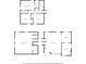 Detailed floor plan of the house, showing the layout of the living room, kitchen, and bedrooms at 2920 Alberta Dr, Marietta, GA 30062