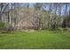 Backyard with lake access, fire pit, and seating area, perfect for entertaining or relaxing at 65 Deer Run Ln, Mcdonough, GA 30252