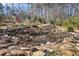 Picturesque rock waterfall feature with a pond, enhancing the beauty of the landscape at 65 Deer Run Ln, Mcdonough, GA 30252