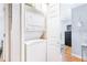 Conveniently located stackable washer and dryer unit within the home providing efficient laundry solutions at 228 Olympic Pl # 47, Decatur, GA 30030