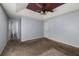 A spacious bedroom is bright and airy with a view to the en suite bathroom at 3949 Riverside Pkwy, Decatur, GA 30034