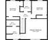 Second floor plan showcasing bedrooms, bathrooms, and walk-in closet at 3949 Riverside Pkwy, Decatur, GA 30034
