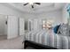 Spacious bedroom with trey ceiling, large window and a walk-in closet at 2534 Norwood Park Xing, Atlanta, GA 30340