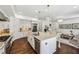 Gourmet kitchen with island, seating, and stainless steel appliances at 3113 Lenox Ne Rd # 6, Atlanta, GA 30324