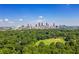 City skyline in the distance from green space at 297 Atlanta Se Ave # 8, Atlanta, GA 30315