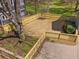 Overhead view of a fenced backyard featuring a lush lawn and landscape at 958 Austin Ne Ave, Atlanta, GA 30307