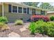 Landscaped front yard with stone walkway leading to a cozy home with an updated exterior at 2985 Westbury Dr, Decatur, GA 30033