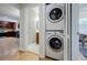 Convenient laundry area with stacked washer and dryer unit at 2985 Westbury Dr, Decatur, GA 30033