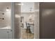 Hallway with access to kitchen and bath at 1694 Peachcrest Ct, Lawrenceville, GA 30043