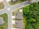 An aerial view of a well-manicured home and its surrounding neighborhood at 4814 Sultana Sw Way, Atlanta, GA 30331