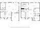Detailed floor plans showcasing the layout of the rooms and spaces in the home's two floors at 4814 Sultana Sw Way, Atlanta, GA 30331