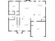 A detailed floor plan showcasing the layout of the rooms and spaces in the home's first floor at 4814 Sultana Sw Way, Atlanta, GA 30331